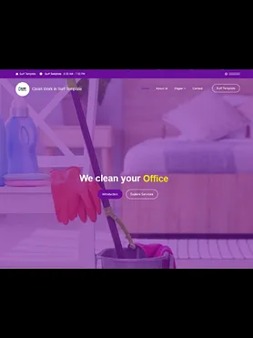 Cleaning service (Purple)