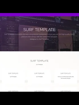 Universal template (Purple)