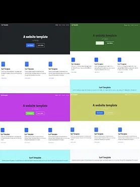 Digital marketplace website templates