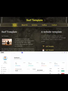 Business style website templates + scripts